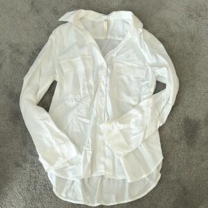 Babaton Ivory and Gray Shirt